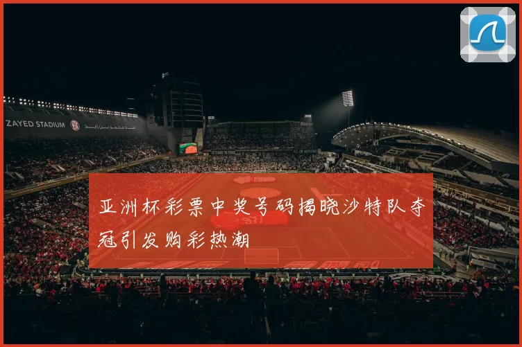 亚洲杯彩票中奖号码揭晓沙特队夺冠引发购彩热潮
