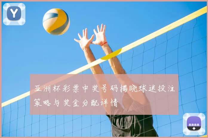 亚洲杯彩票中奖号码揭晓球迷投注策略与奖金分配详情